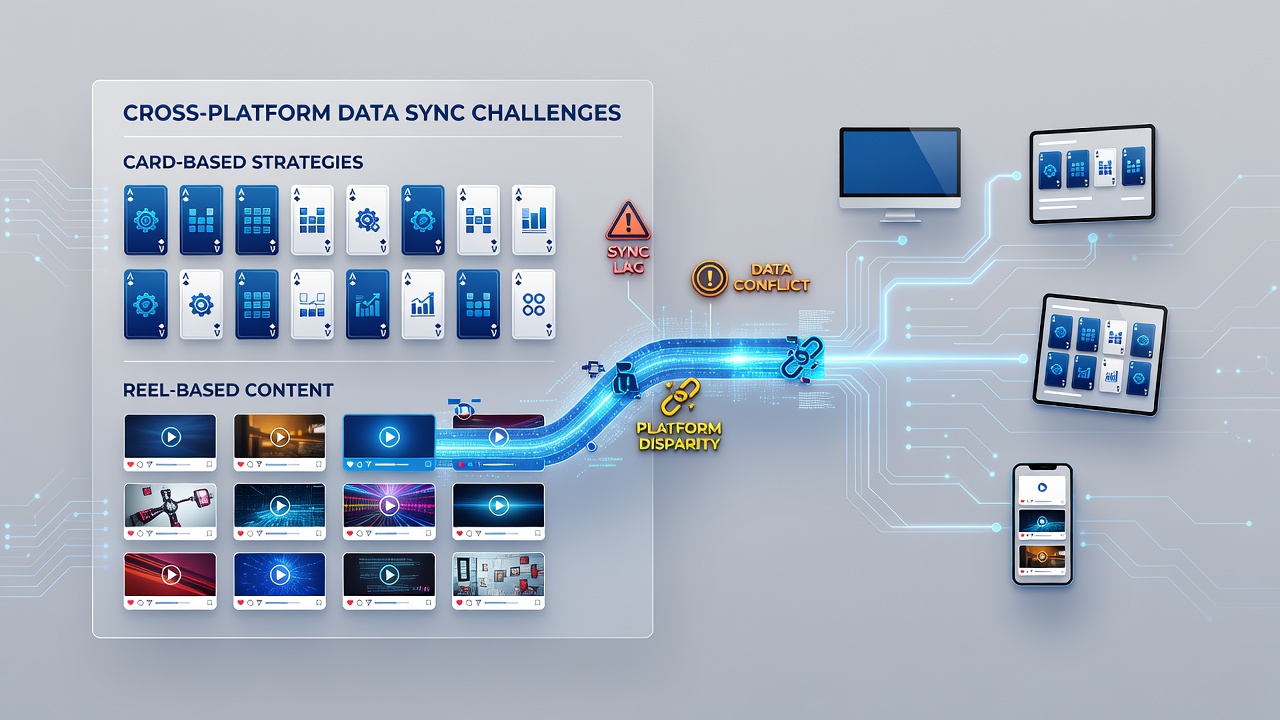 Synchronisation von Walzenfortschritten und Kartenstatus in mobilen hybriden Gaming-Plattformen
