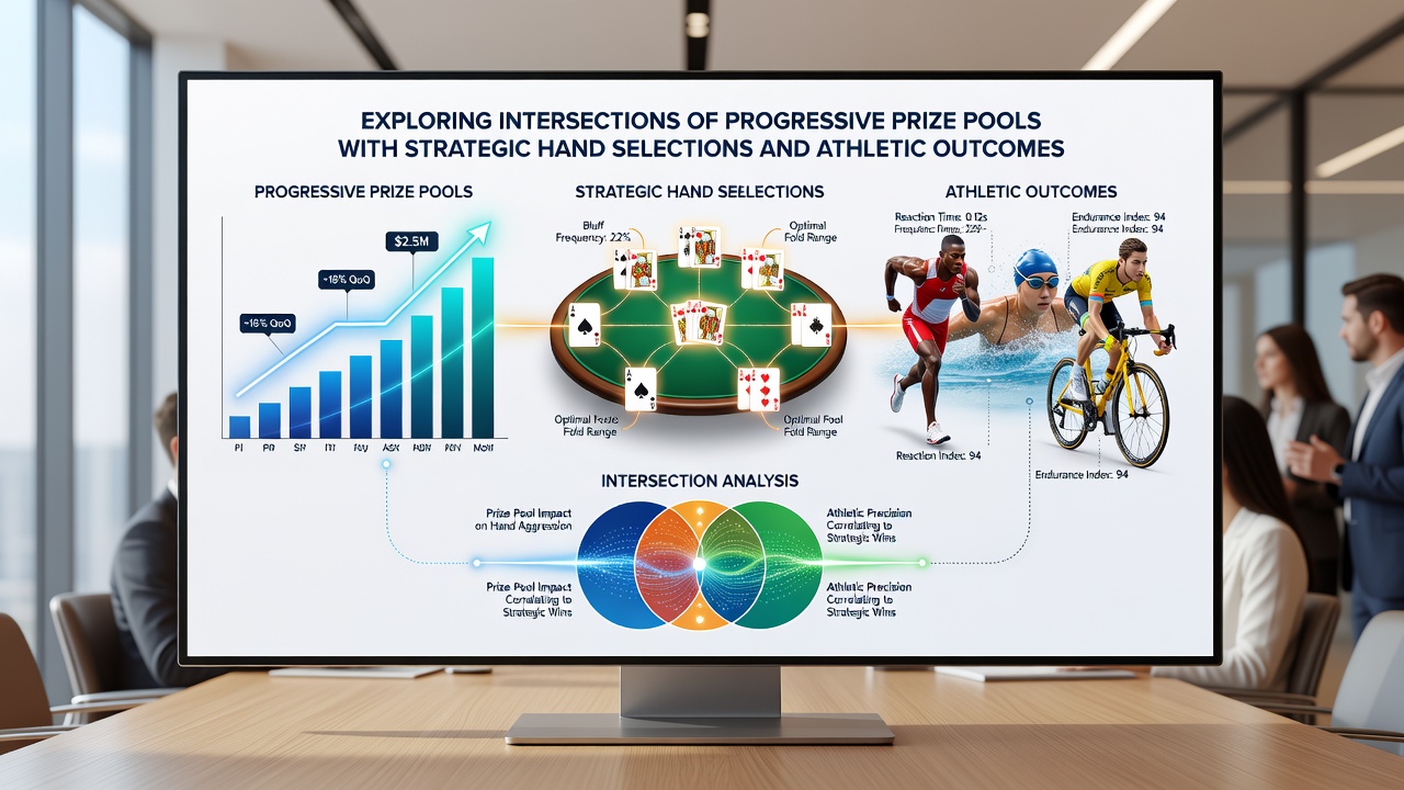 Darstellung von Datenflüssen zwischen Preispools, Kartenstrategien und Sportvorhersagen auf mobilen Geräten