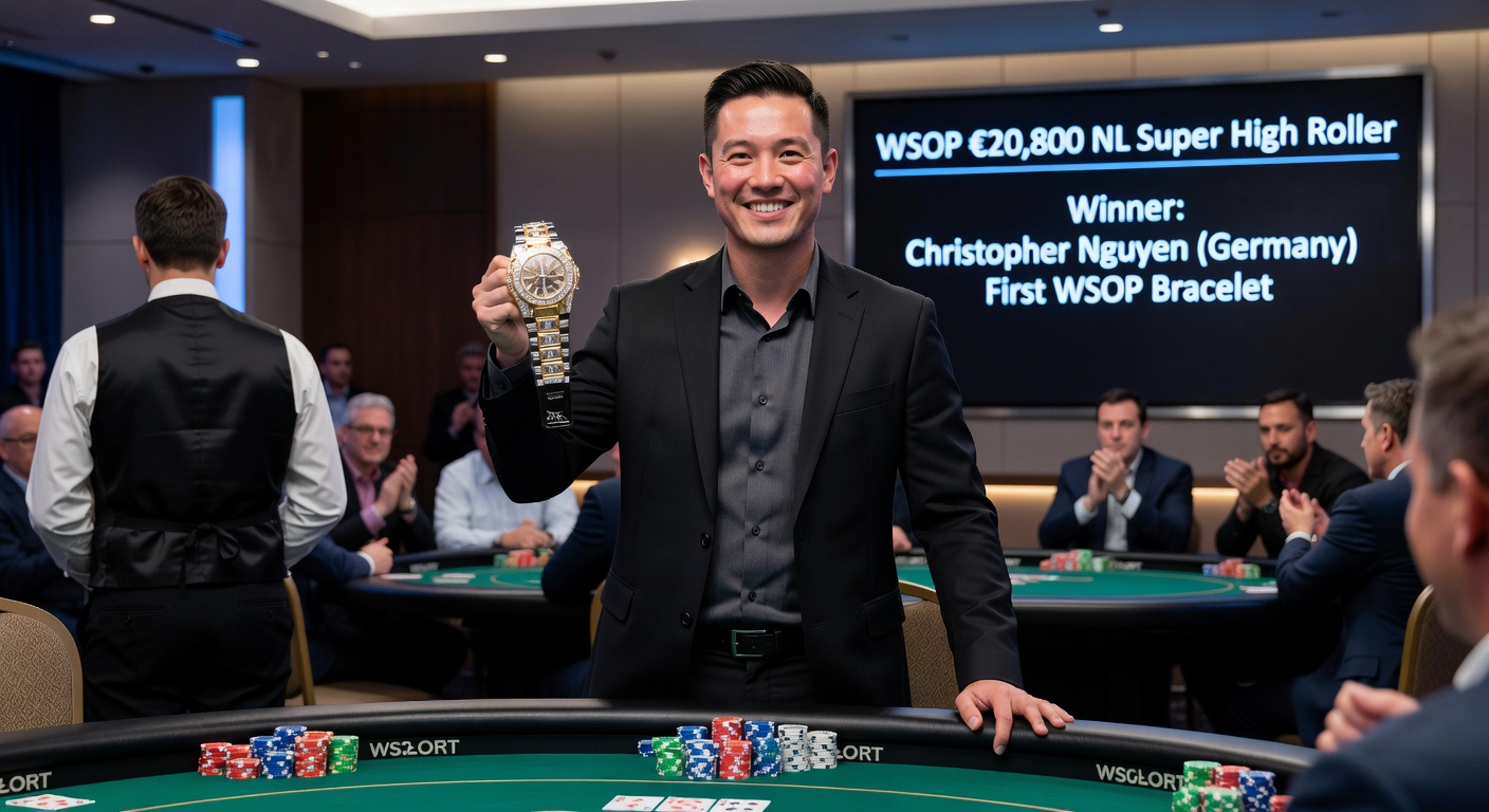 Final Table Action beim Mystery Bounty Event mit Sebastian Kilian im Vordergrund